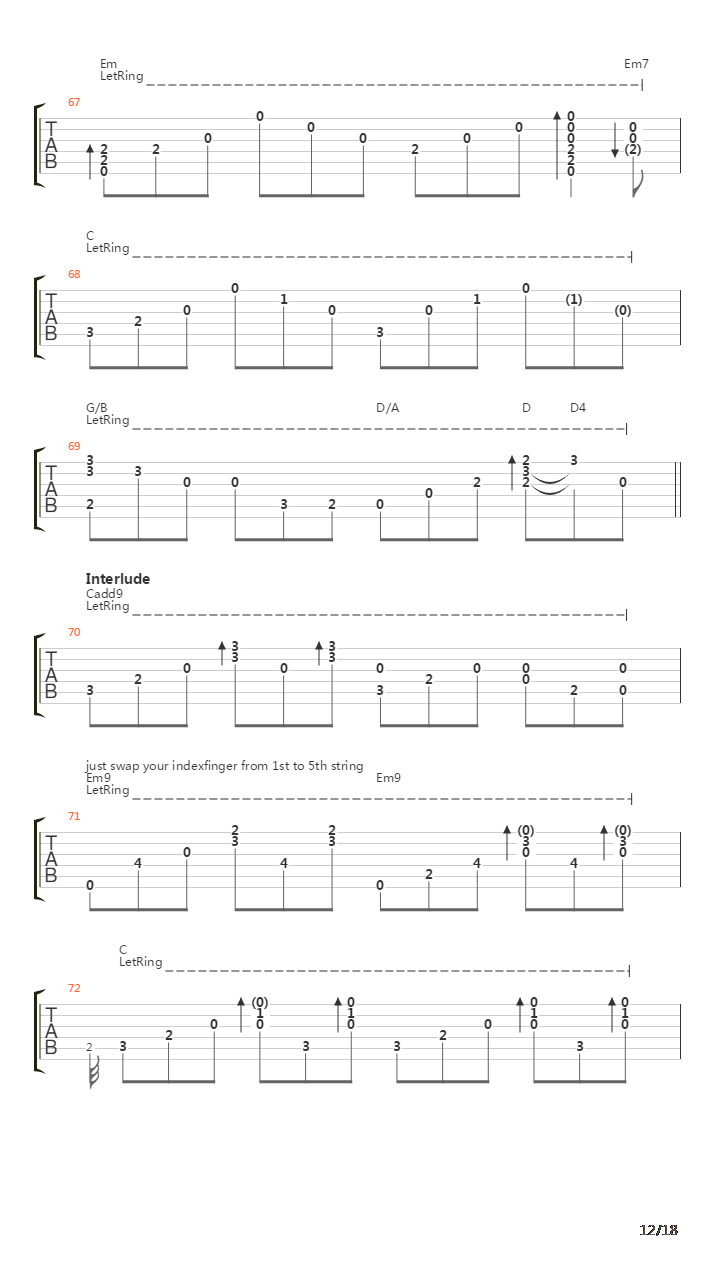 Hallelujah吉他谱