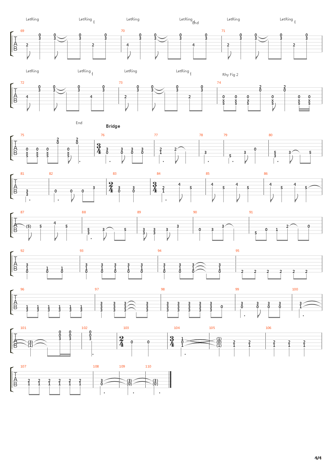 Vancouver吉他谱