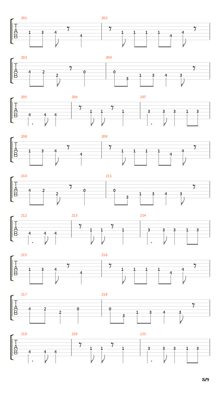 Aqualung吉他谱