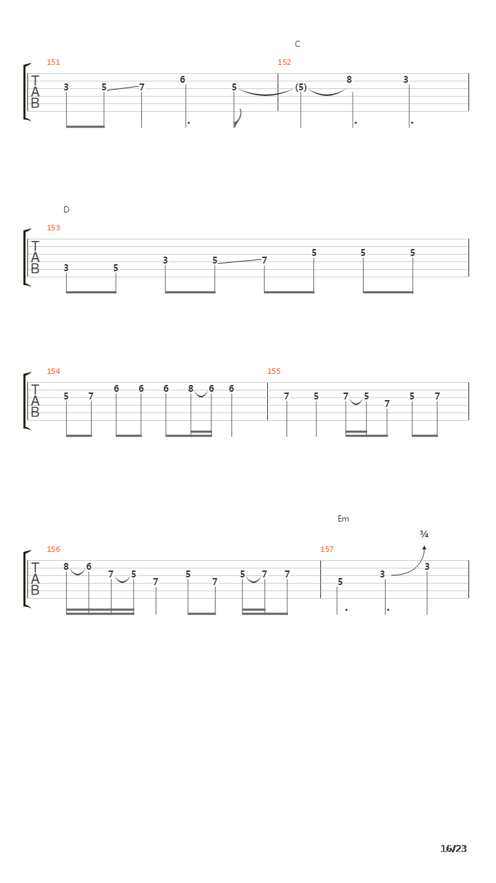 Aqualung吉他谱