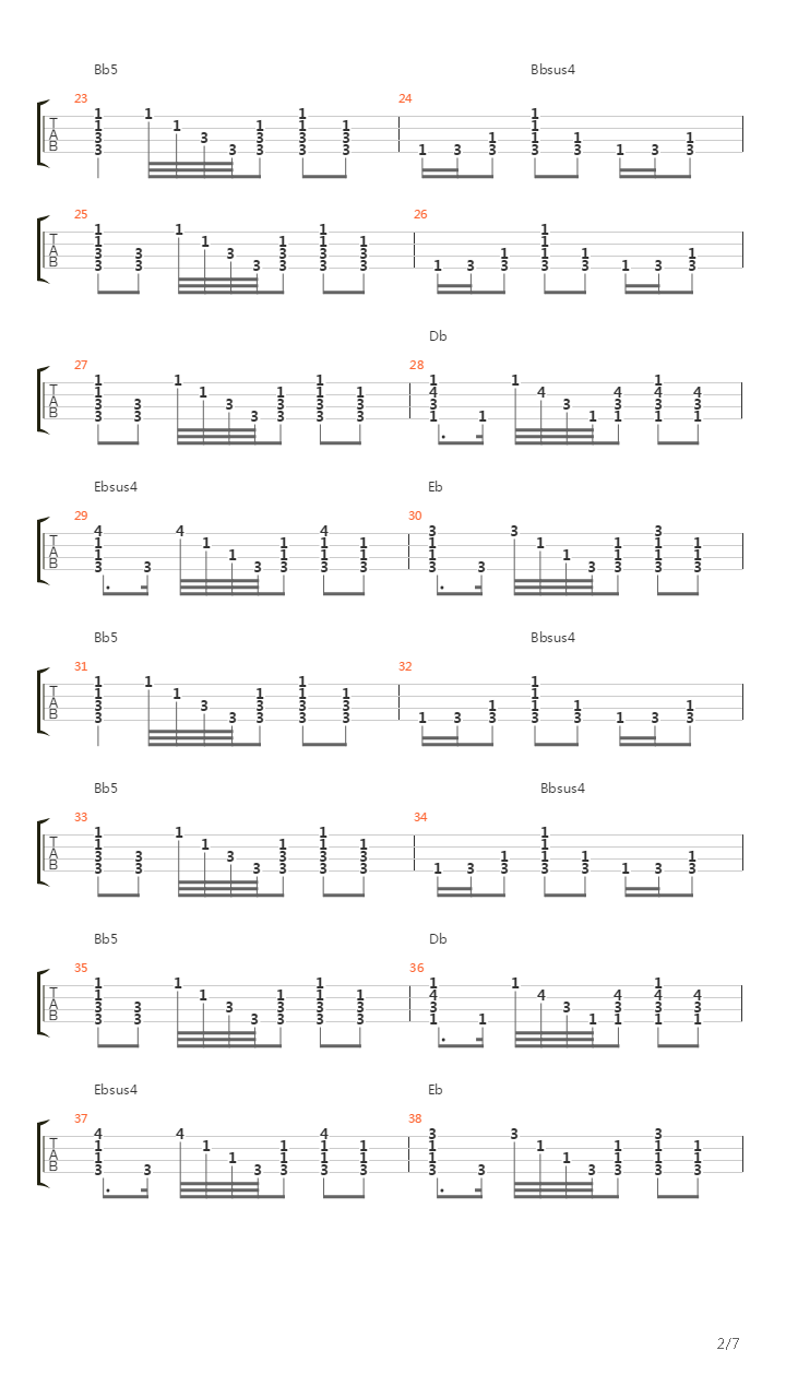 Christmas Song吉他谱