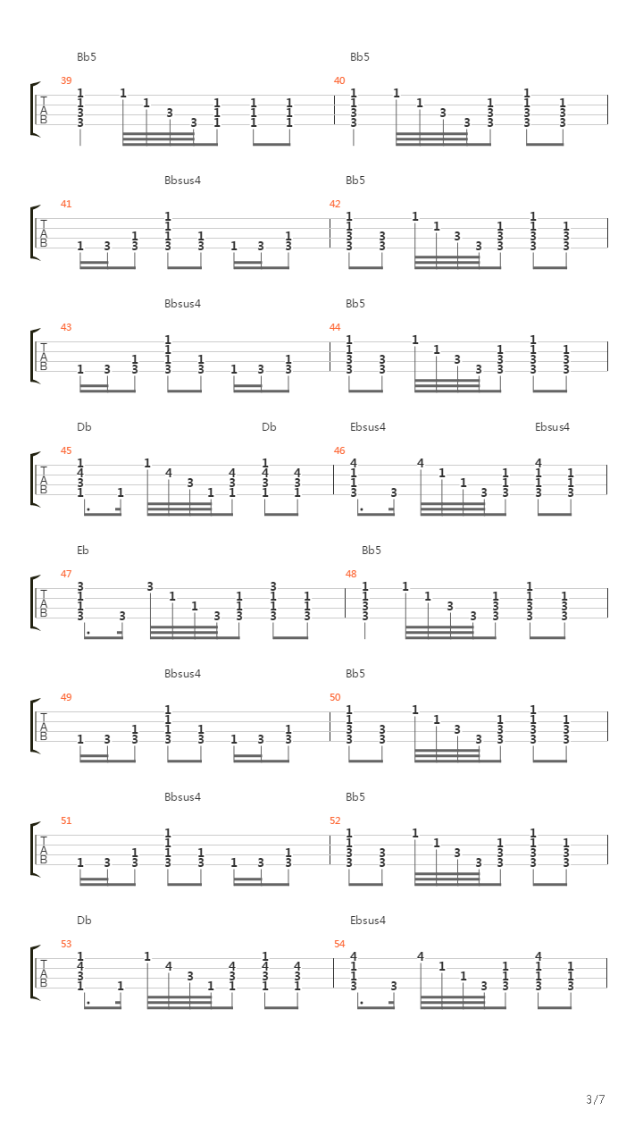 Christmas Song吉他谱