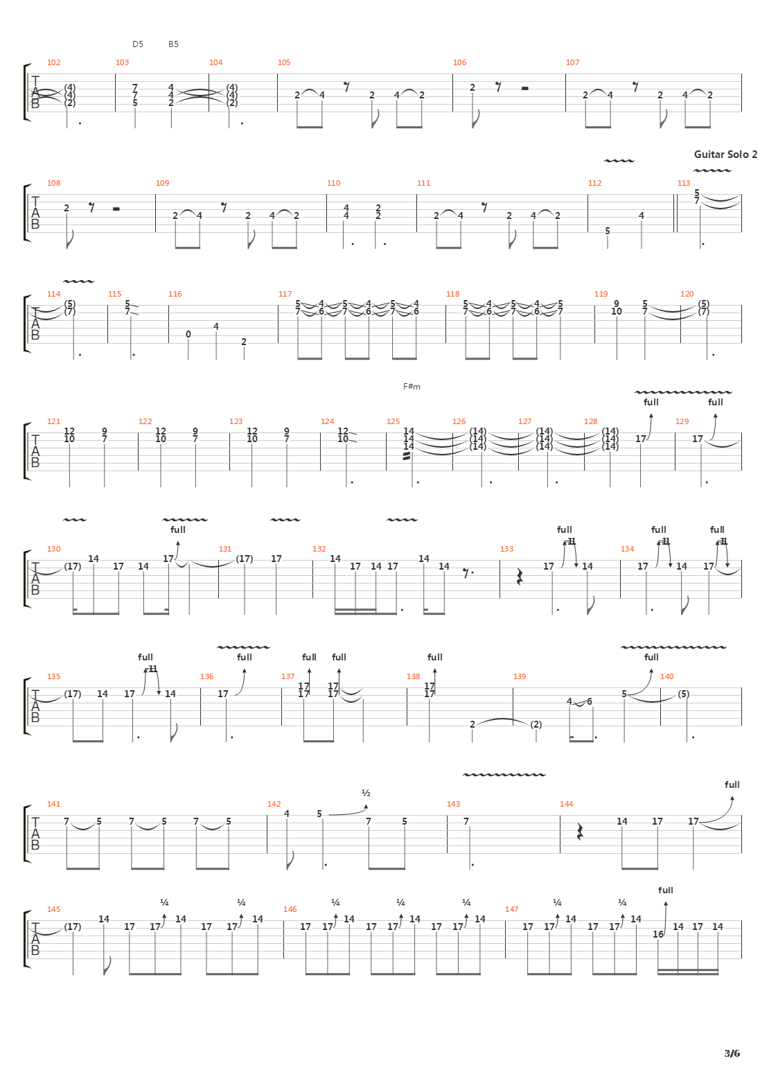 Slow Train吉他谱