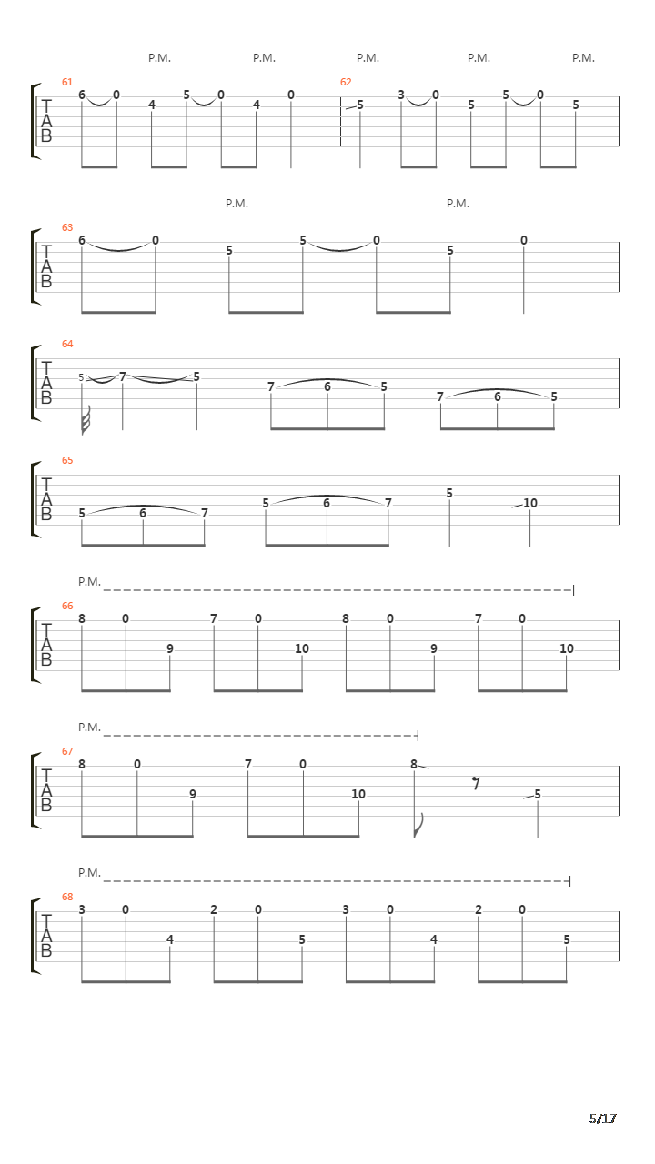 Fiddlers吉他谱