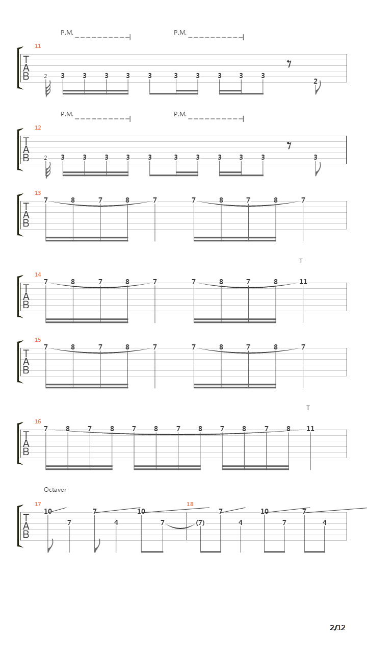 Perineum吉他谱