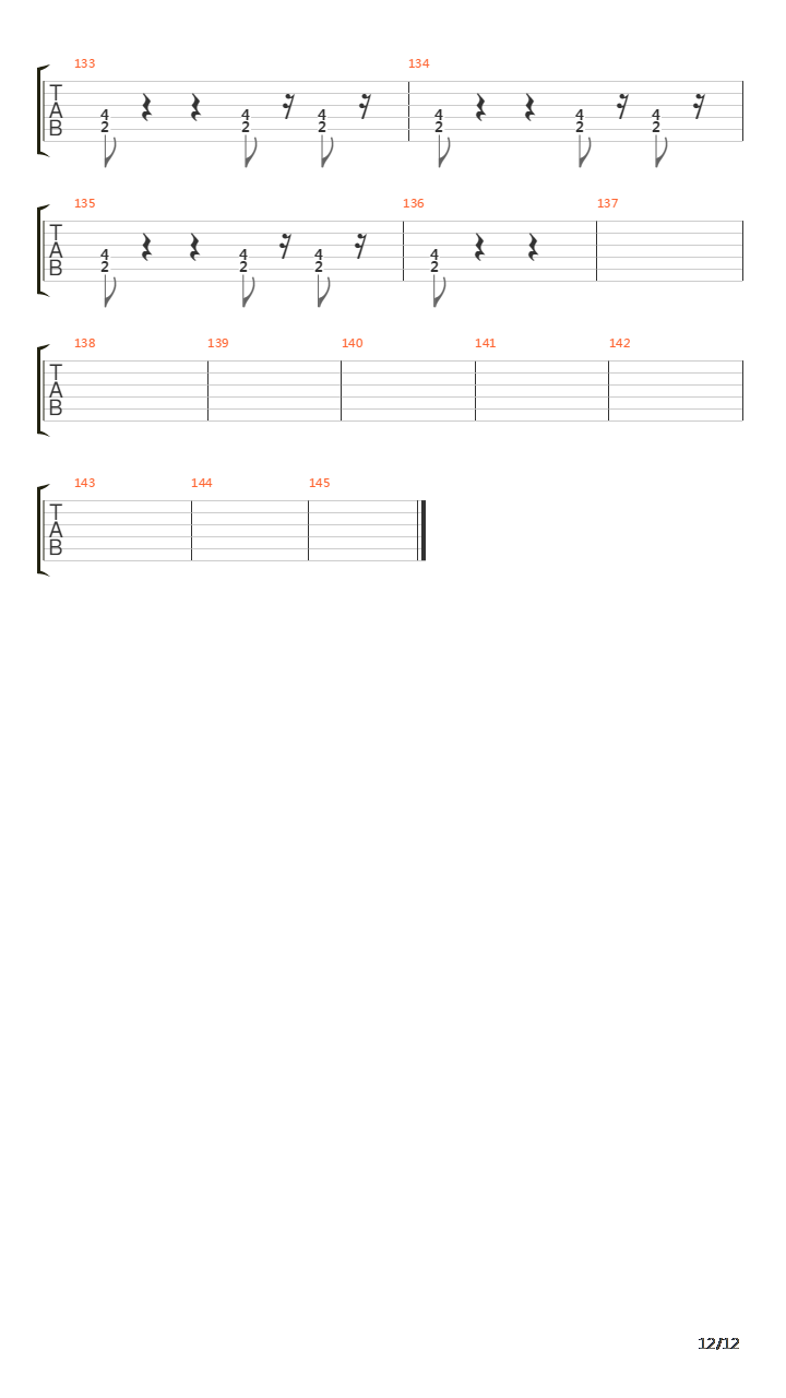 Perineum吉他谱