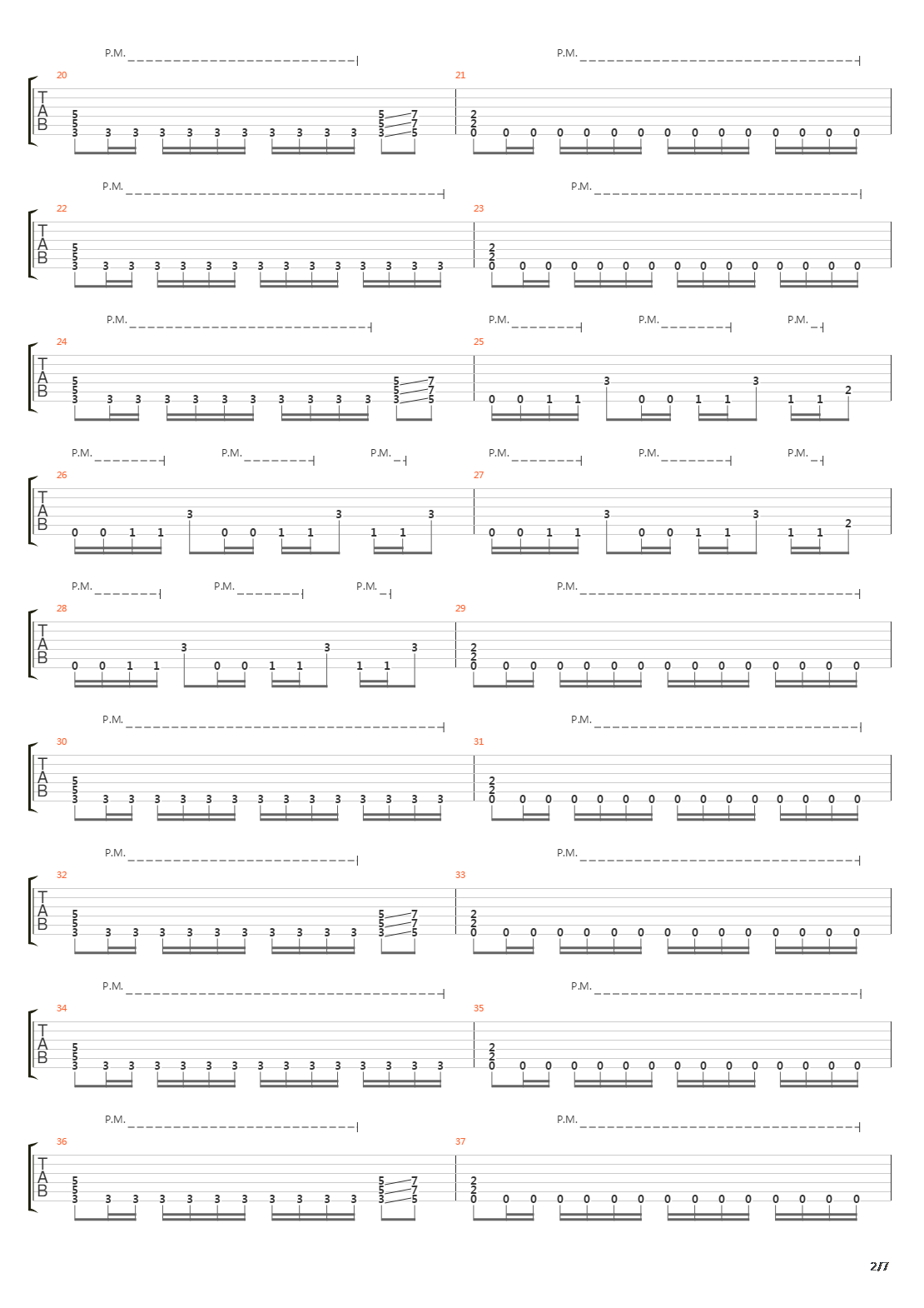 Perineum吉他谱