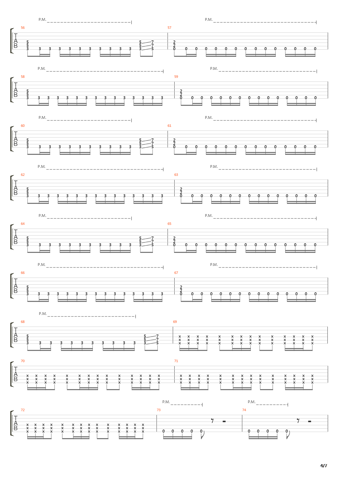 Perineum吉他谱