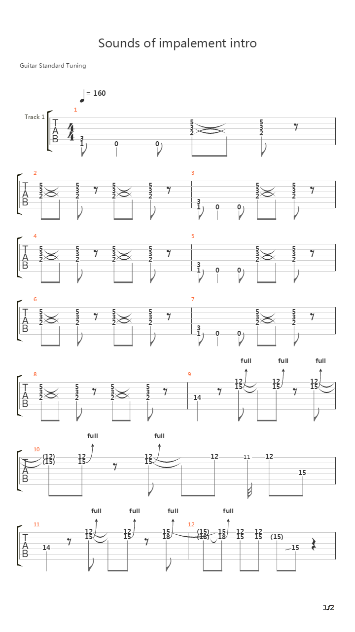 Sounds Of Impalement吉他谱