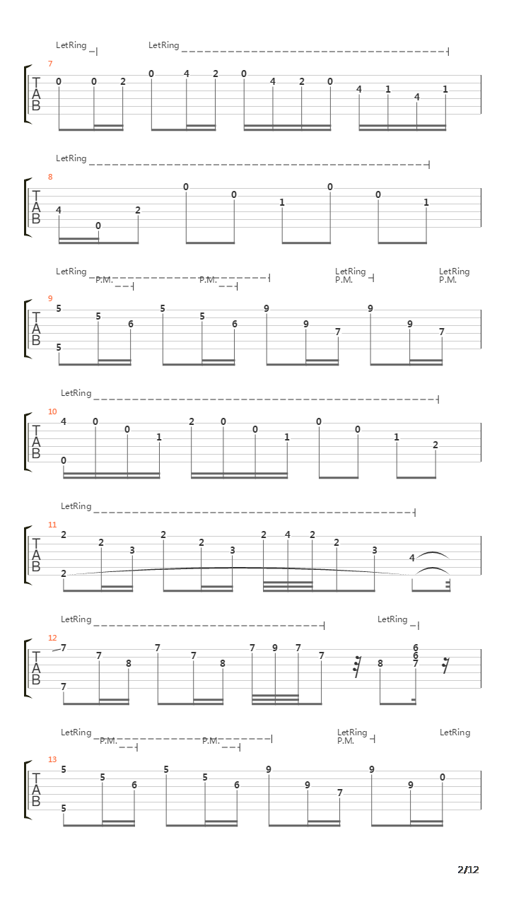 Steel Guitar Rag吉他谱