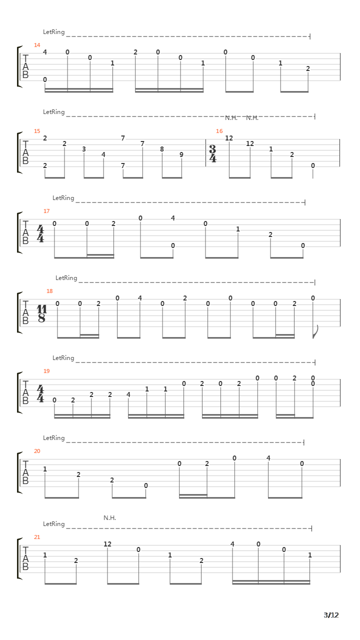 Steel Guitar Rag吉他谱