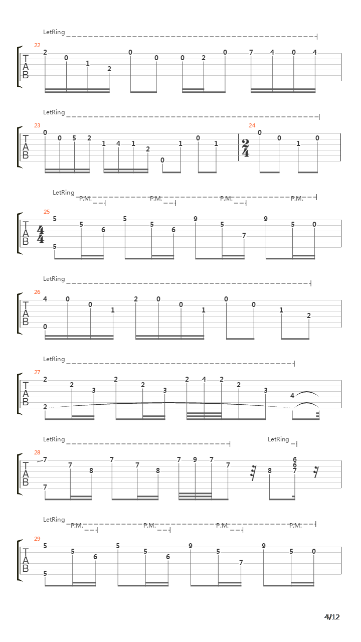 Steel Guitar Rag吉他谱