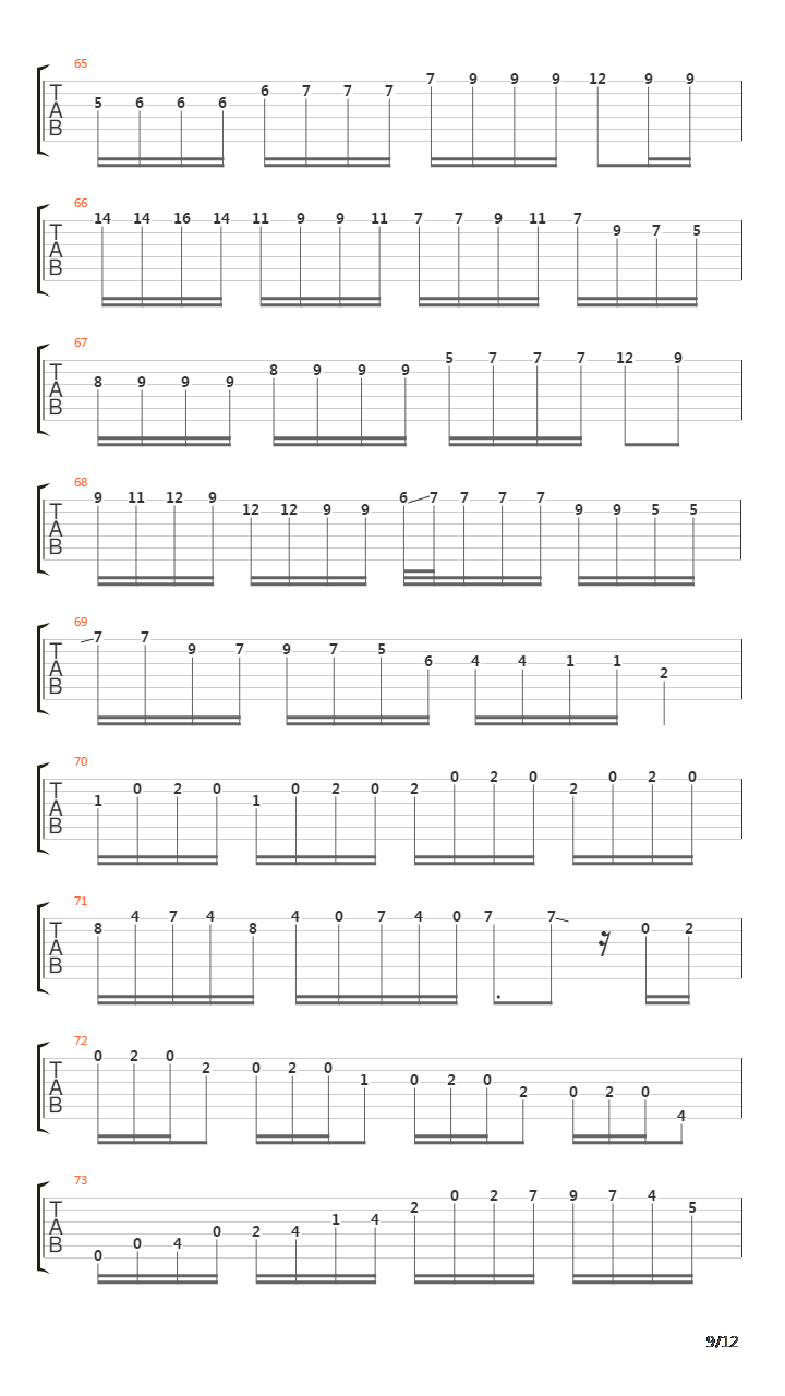 Steel Guitar Rag吉他谱