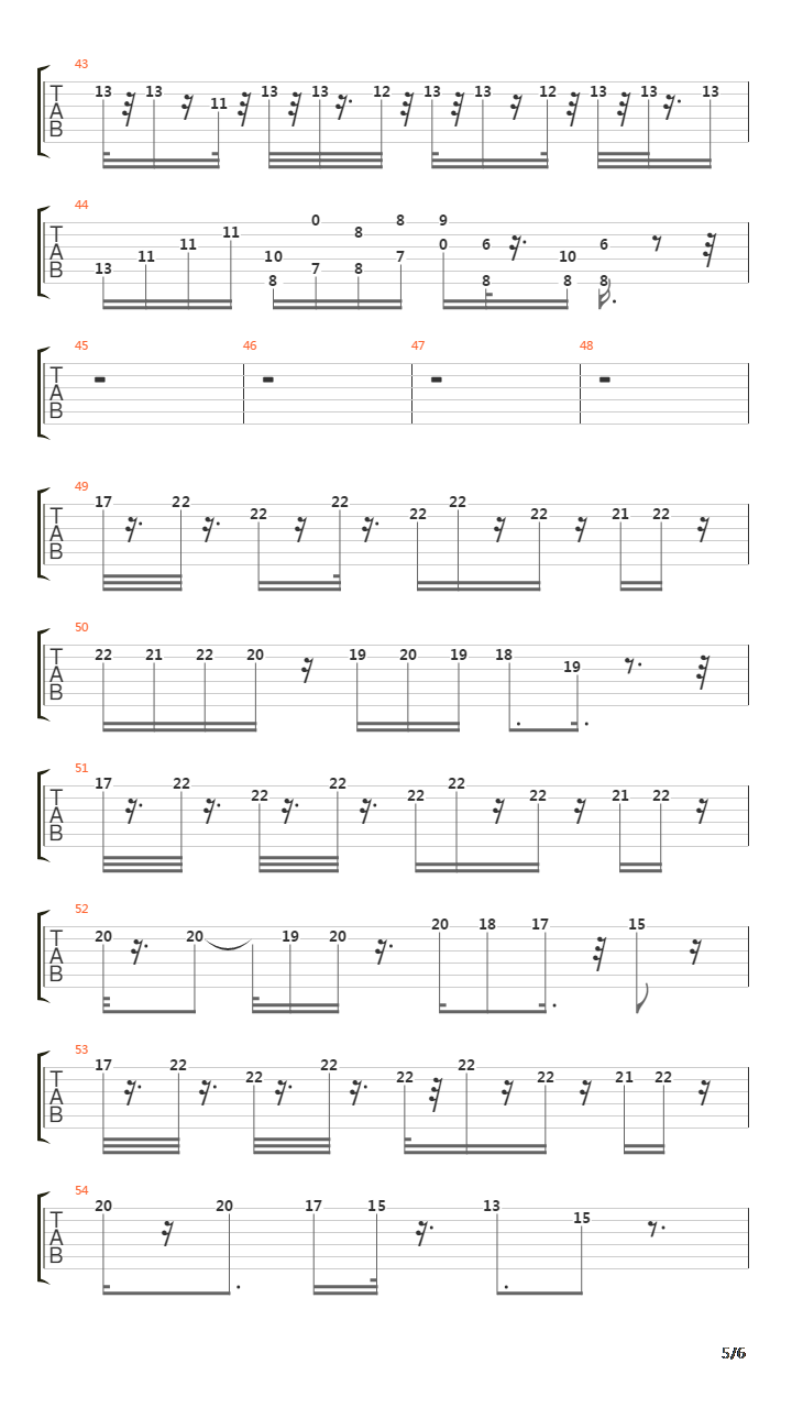 Cantina Band吉他谱