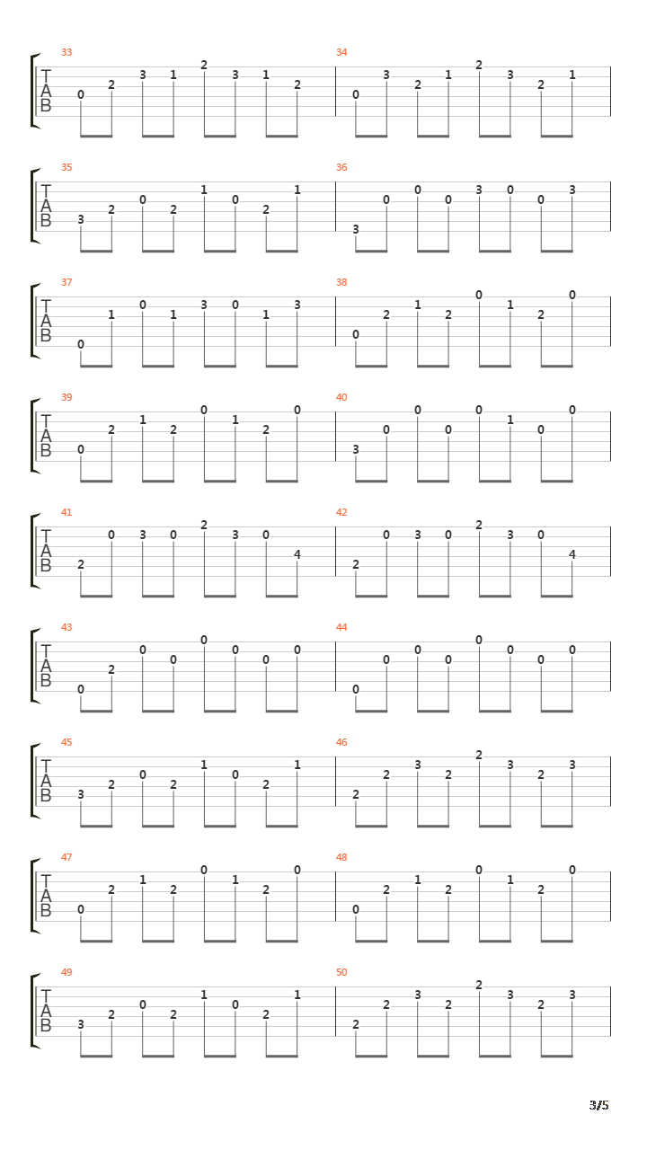 Before The Dawn吉他谱