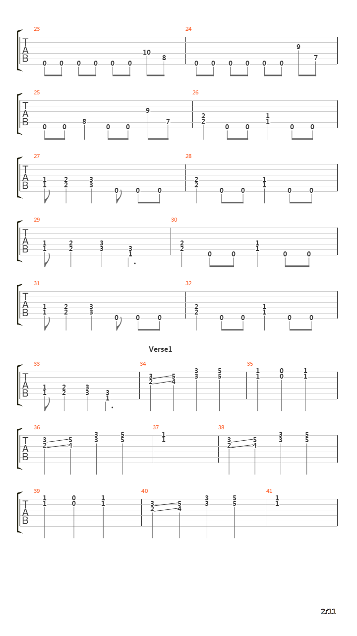 Bullet Train吉他谱