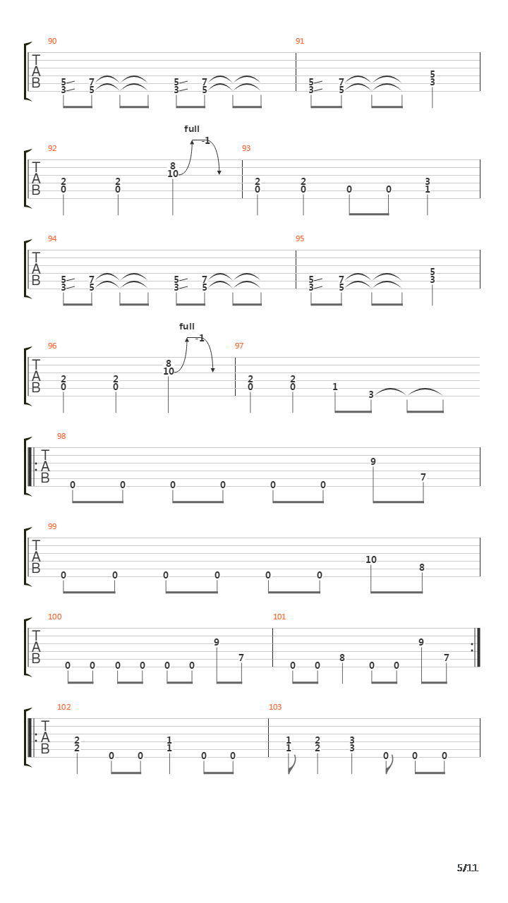 Bullet Train吉他谱