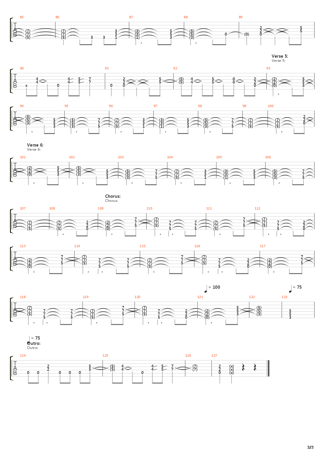 Heading Out To The Highway吉他谱