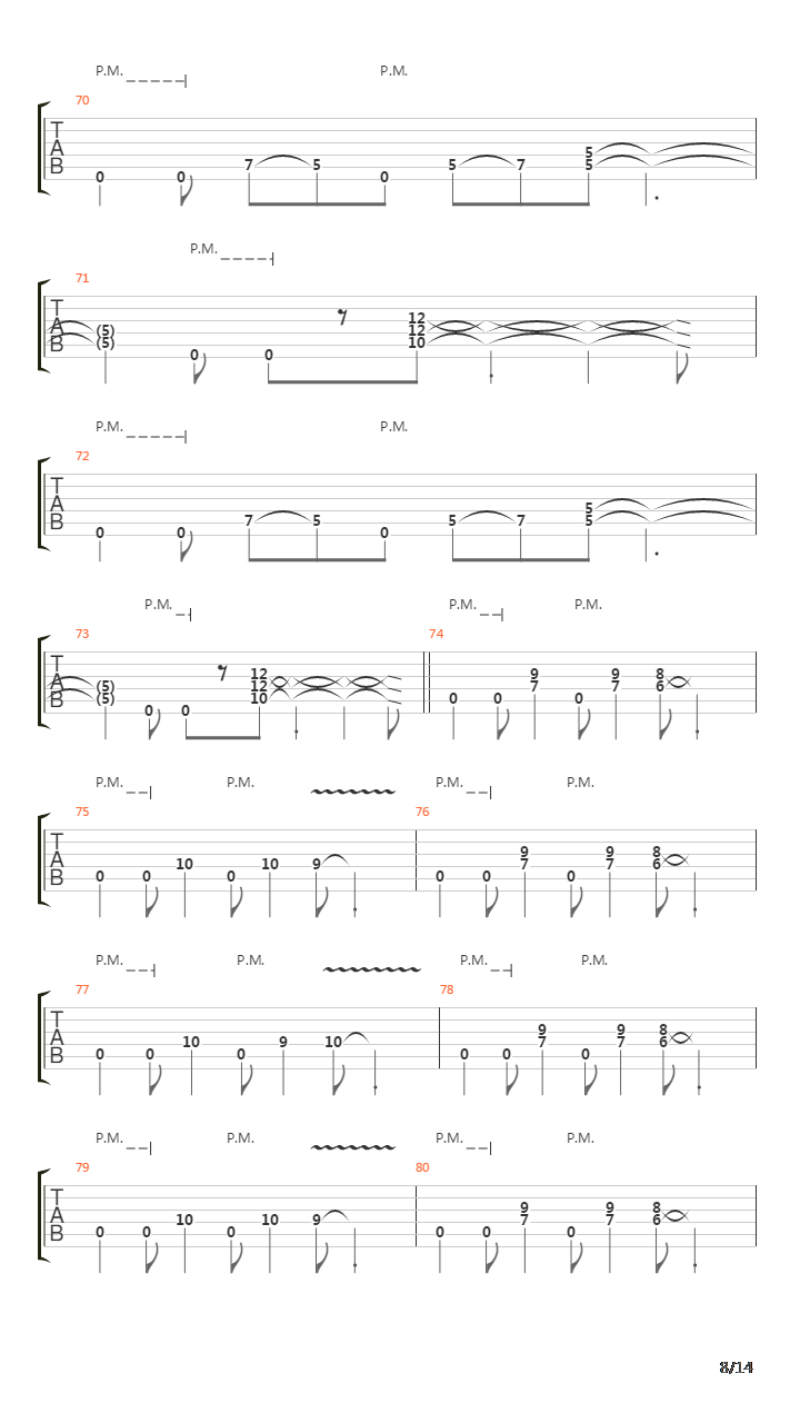 Island Of Domination吉他谱