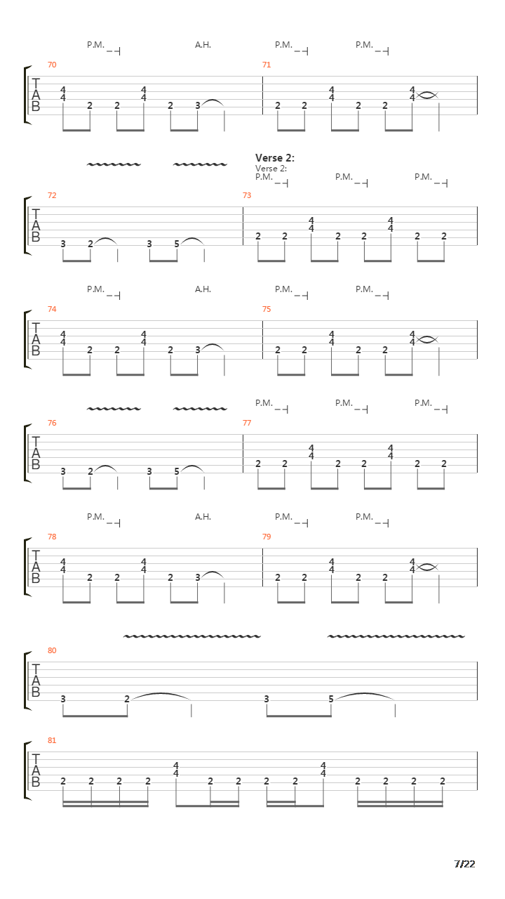 One Shot At Glory吉他谱