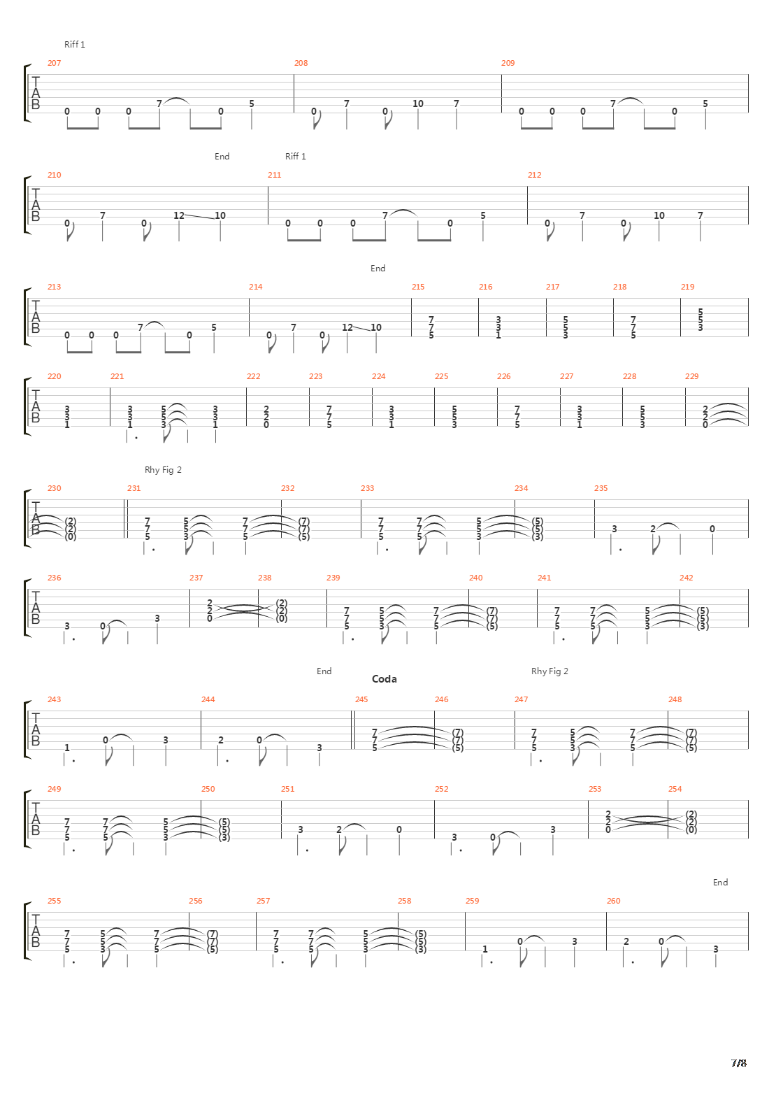 Ram It Down吉他谱