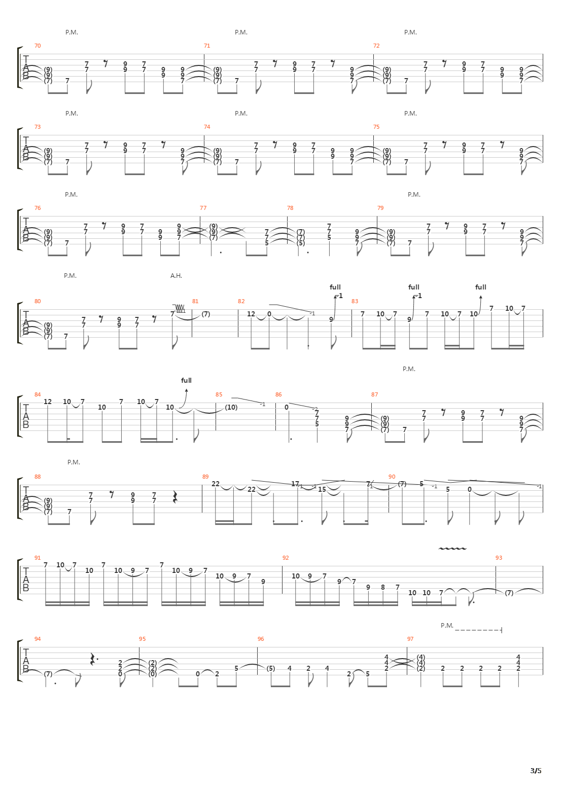 Riding On The Wind吉他谱