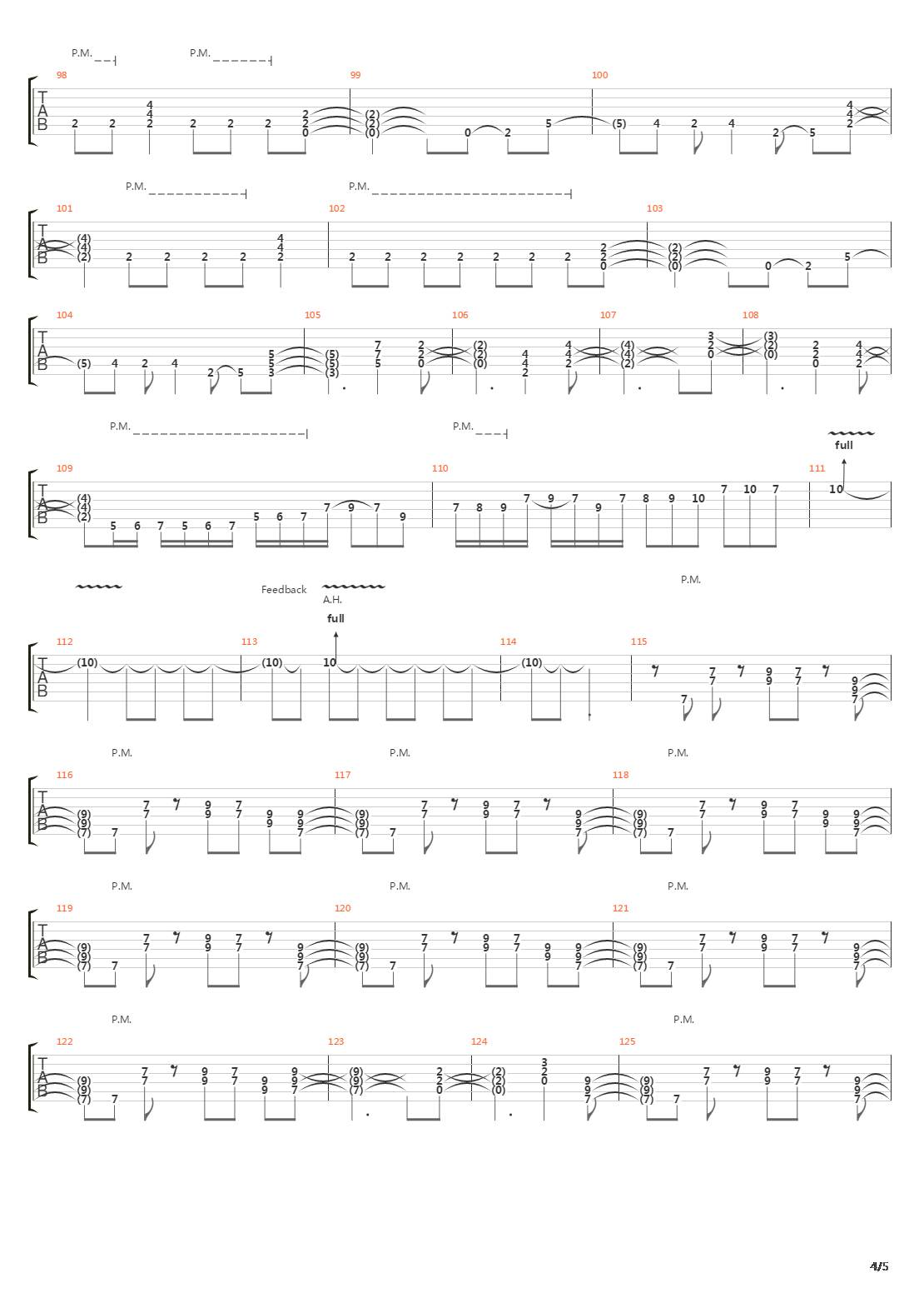 Riding On The Wind吉他谱