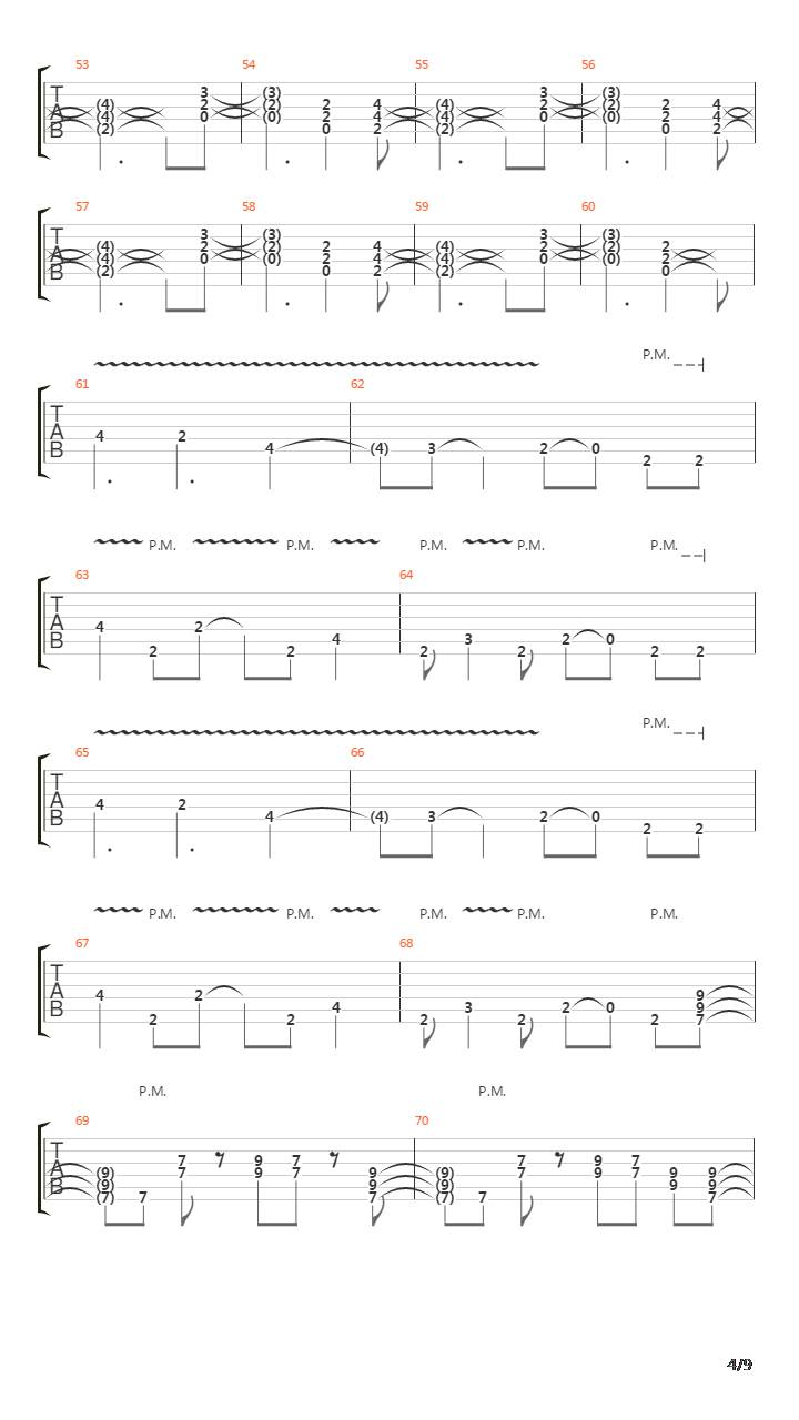 Riding On The Wind吉他谱