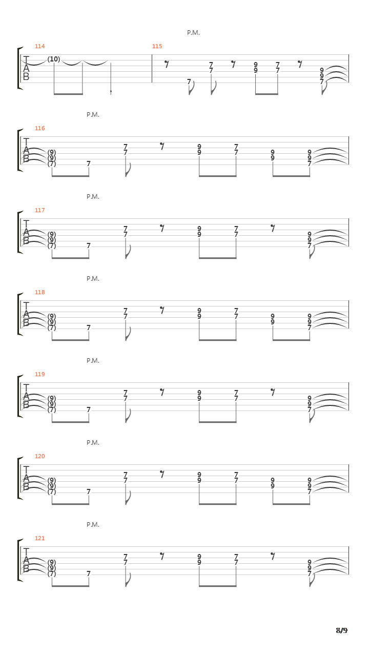 Riding On The Wind吉他谱