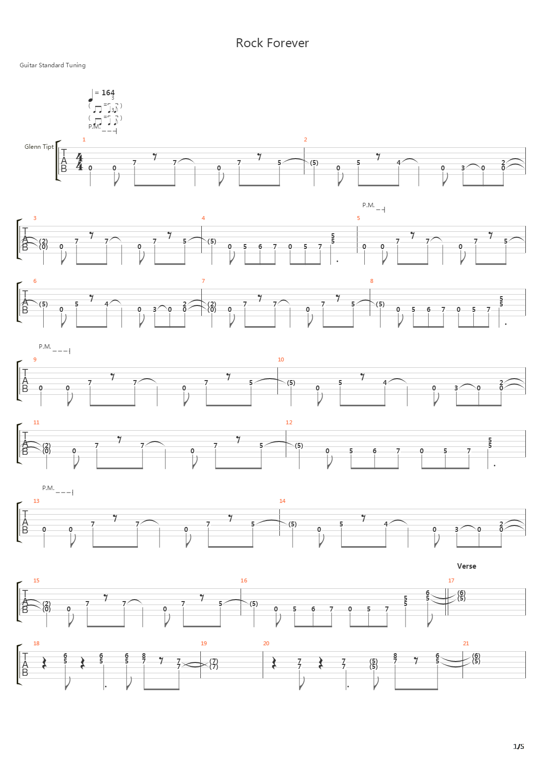 Rock Forever吉他谱