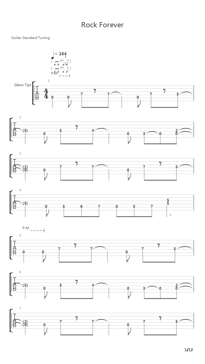 Rock Forever吉他谱