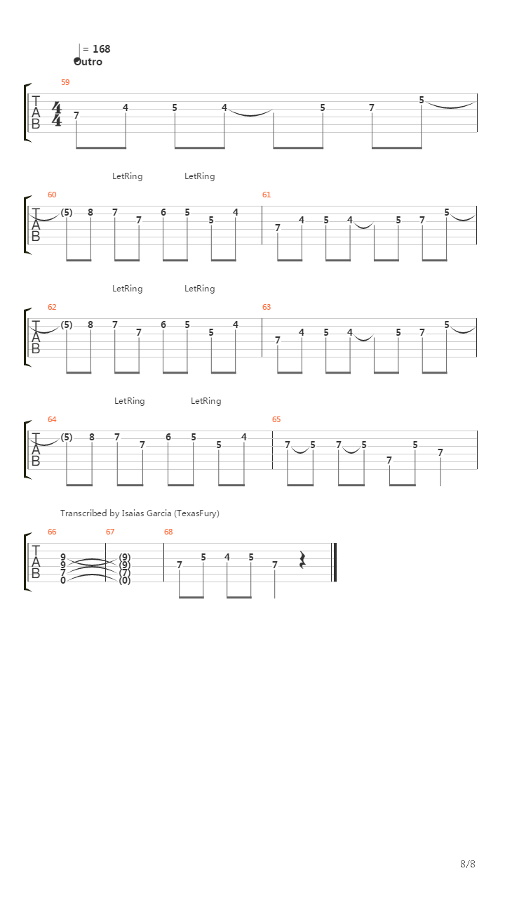 The Ripper吉他谱