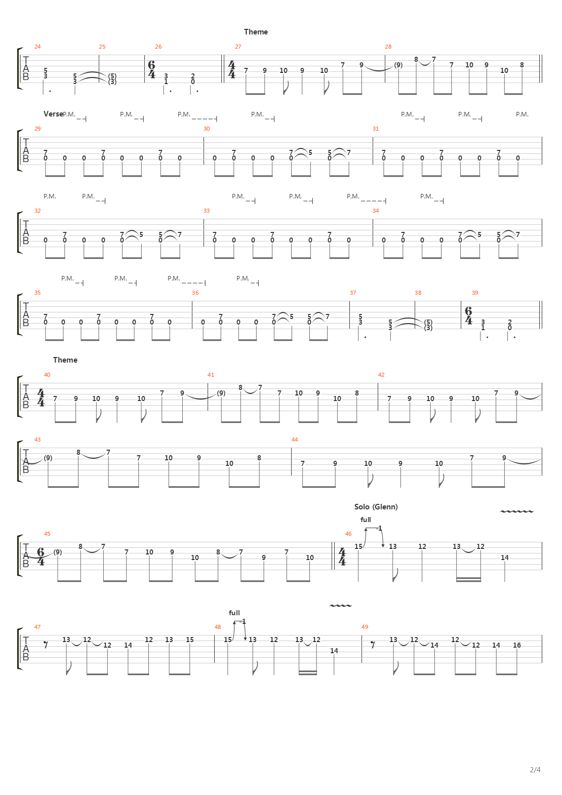 The Ripper吉他谱