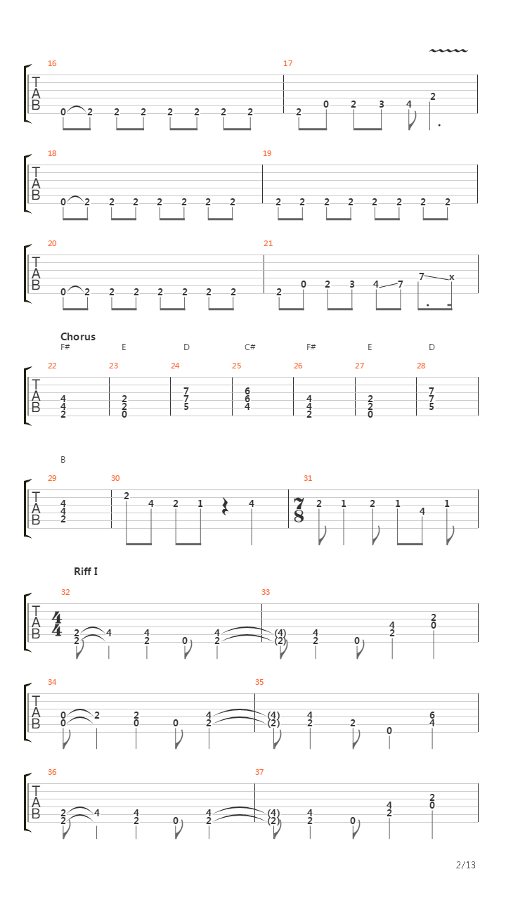 Tyrant吉他谱