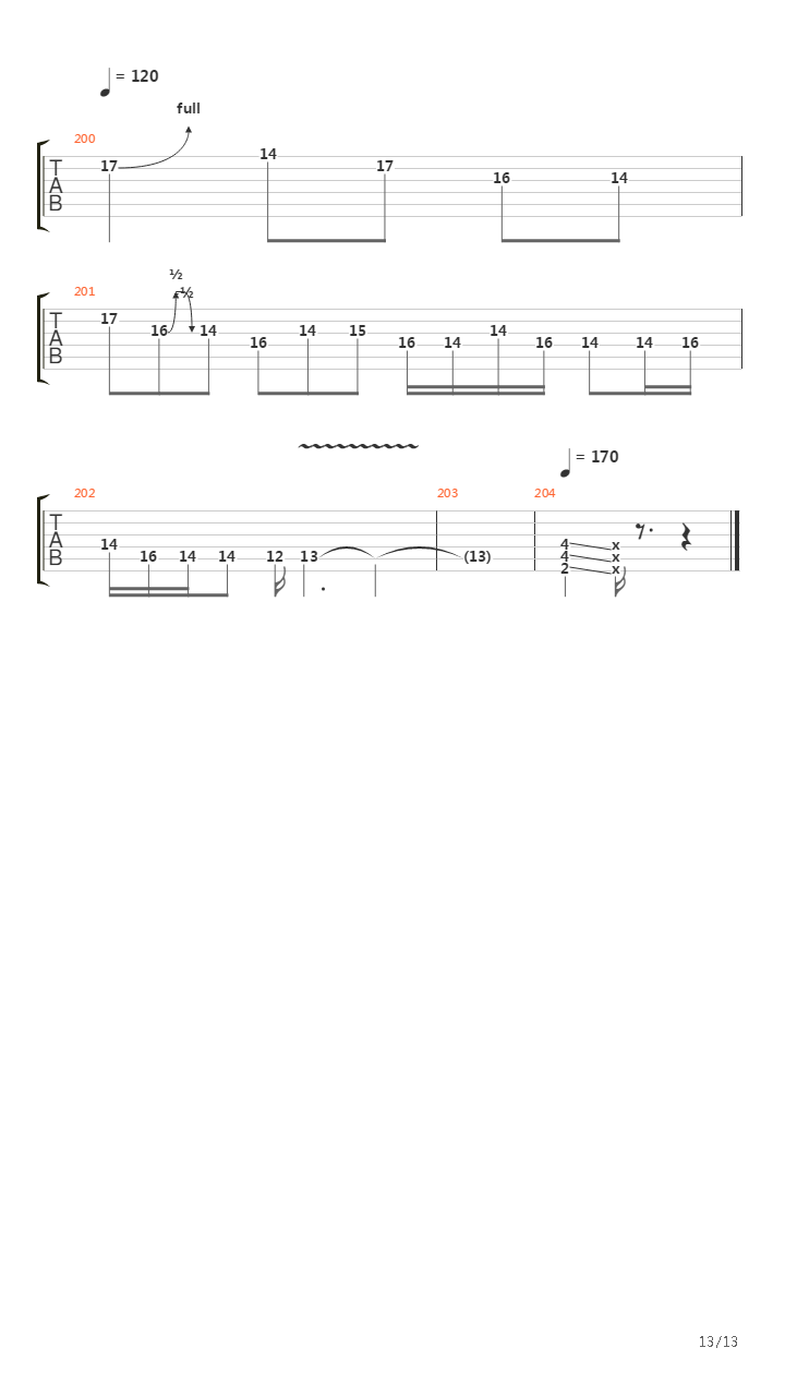 Tyrant吉他谱