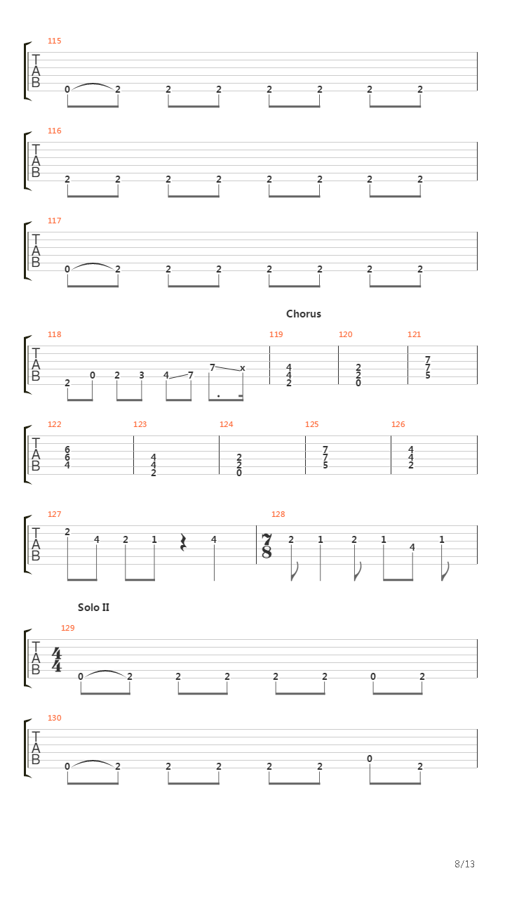 Tyrant吉他谱