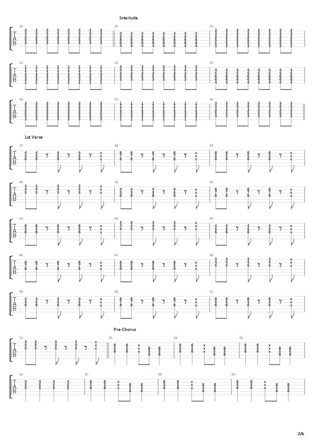 Keyword吉他谱