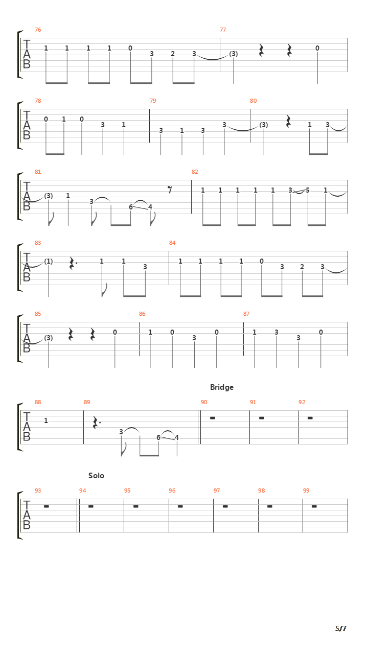 马路须加学园主题曲 - 马路须加Rock·N`Roll吉他谱