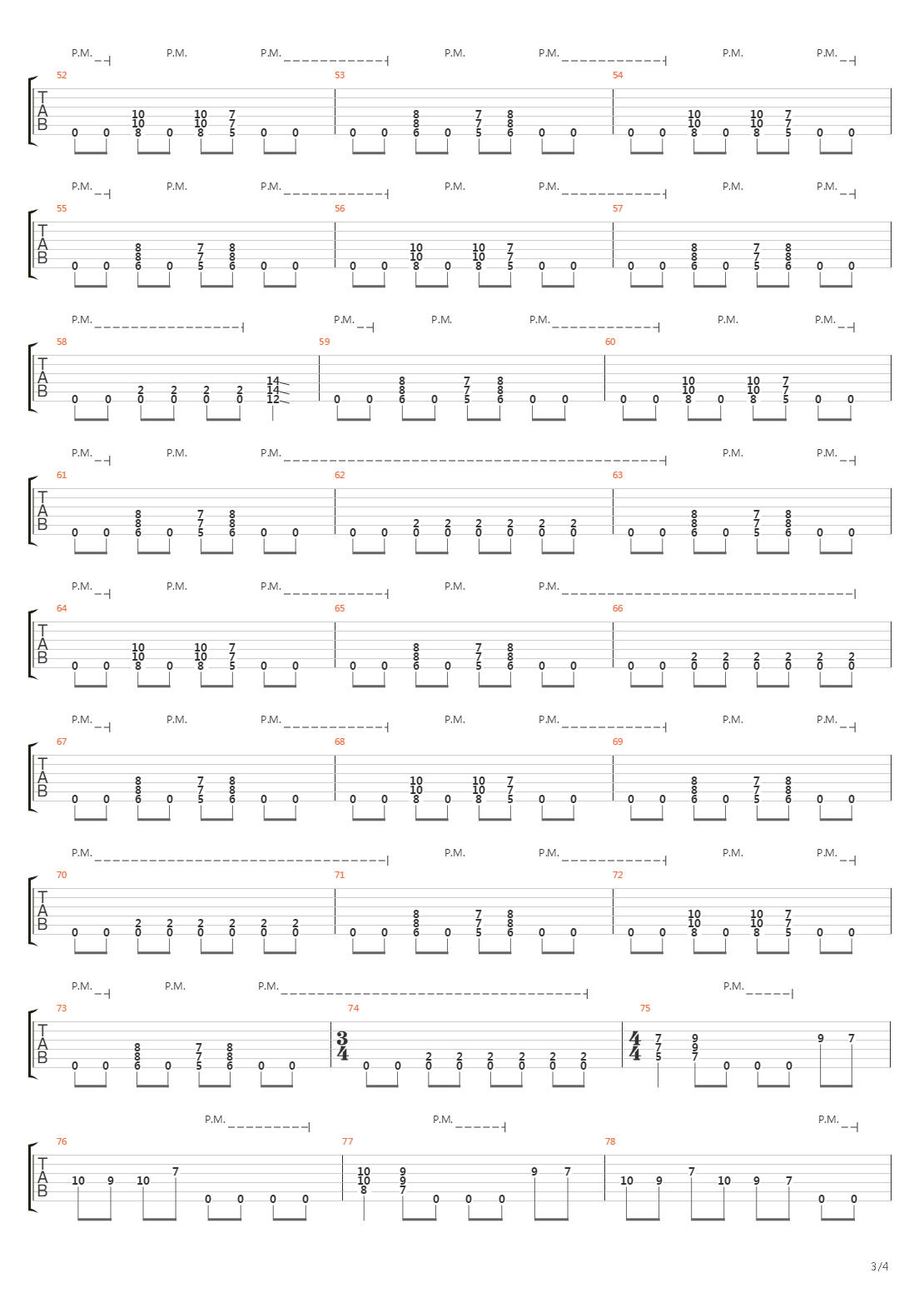 And Then There Were None吉他谱
