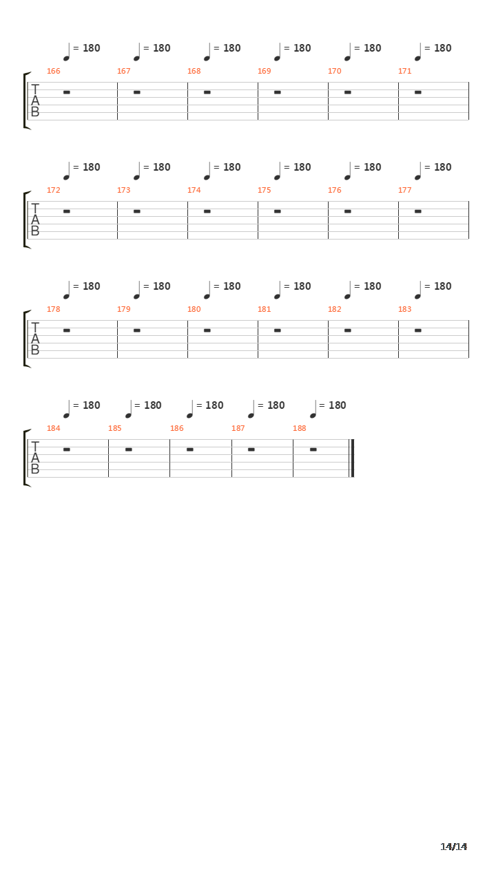 And Then There Were None吉他谱