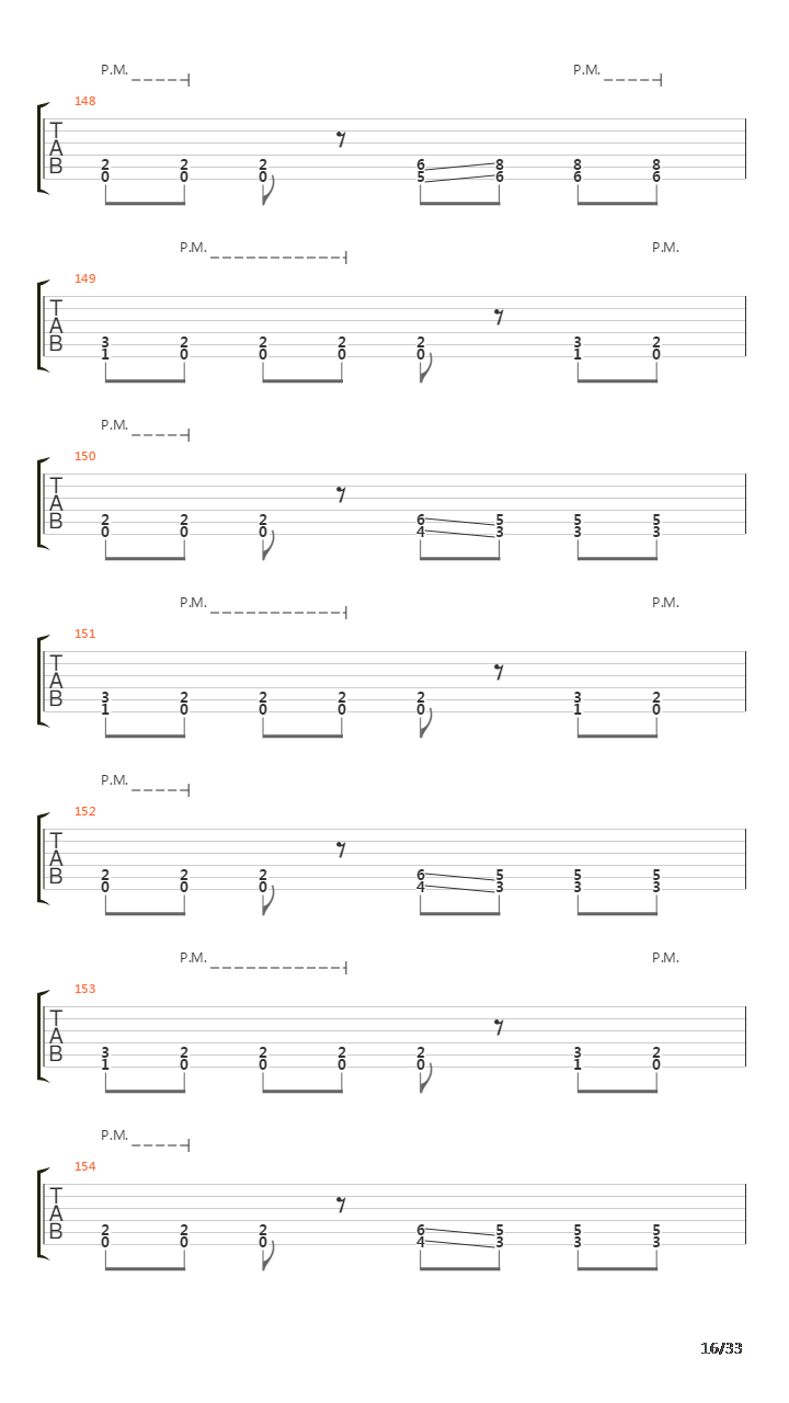 Downfall吉他谱