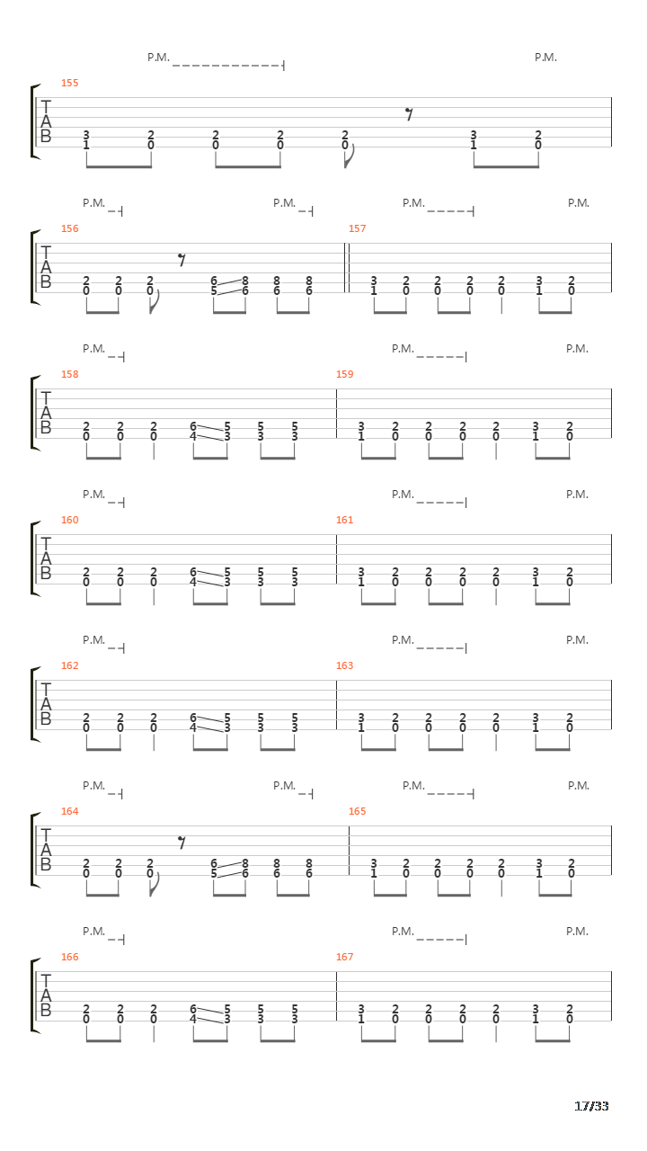 Downfall吉他谱