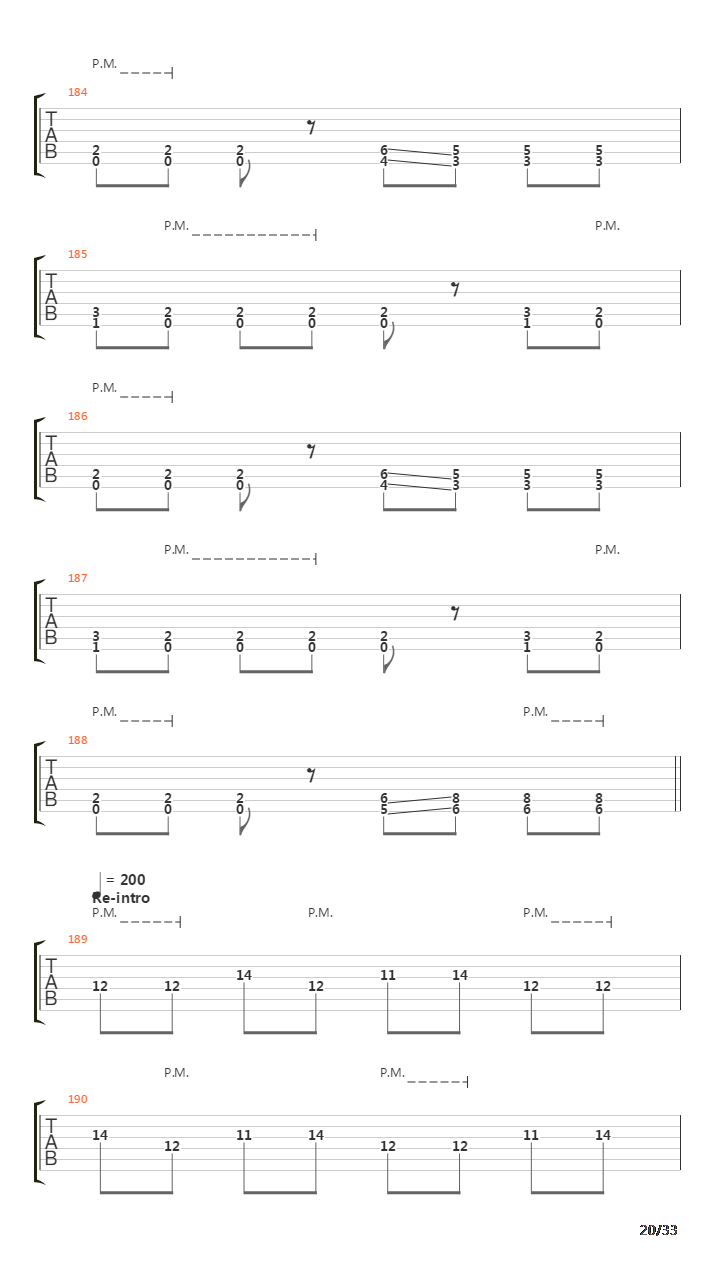 Downfall吉他谱