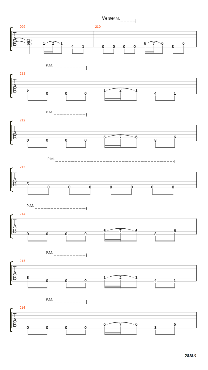 Downfall吉他谱