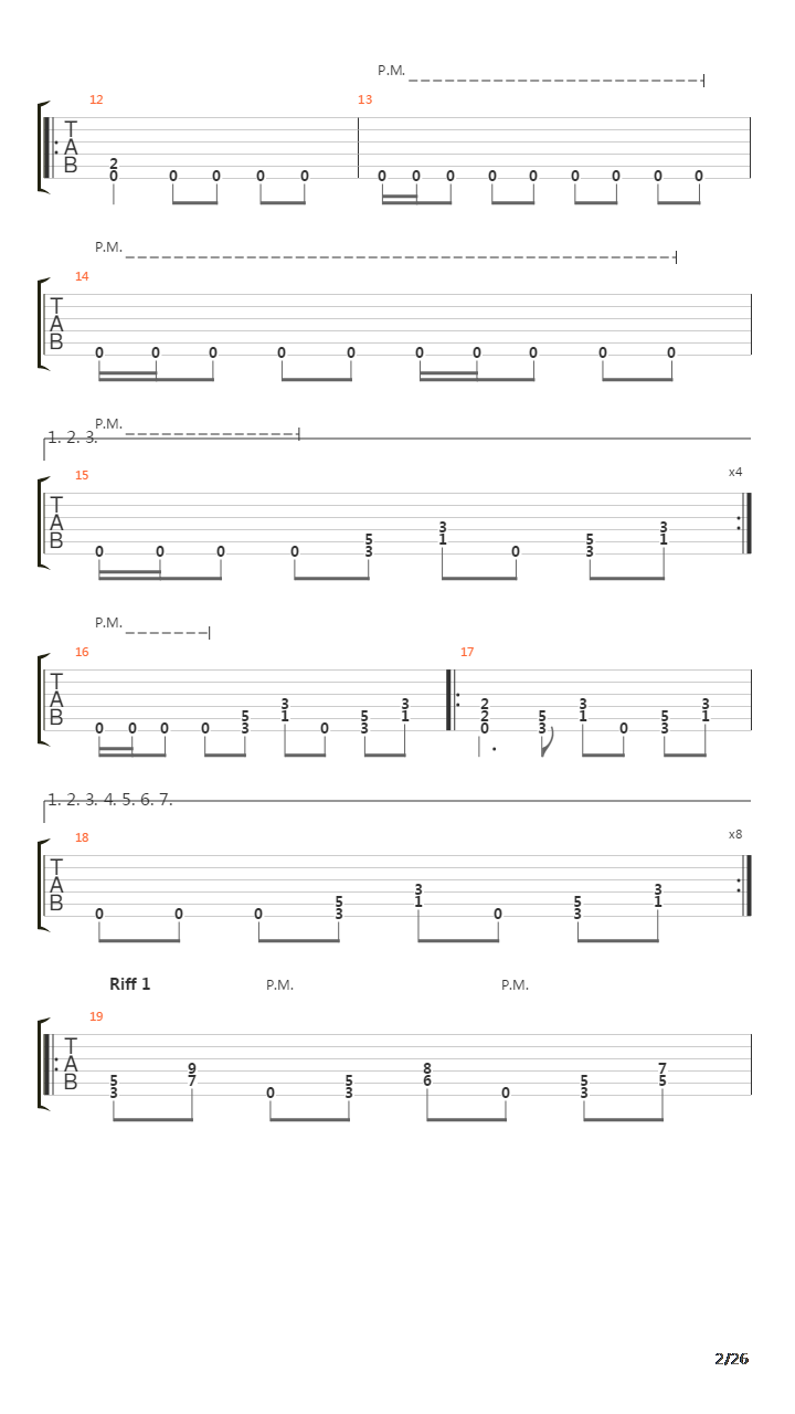 Funeral Hymn吉他谱