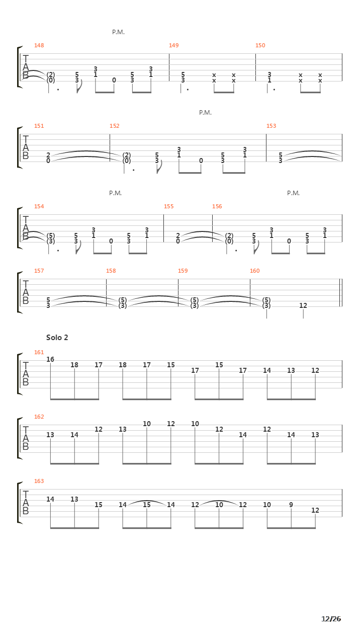 Funeral Hymn吉他谱