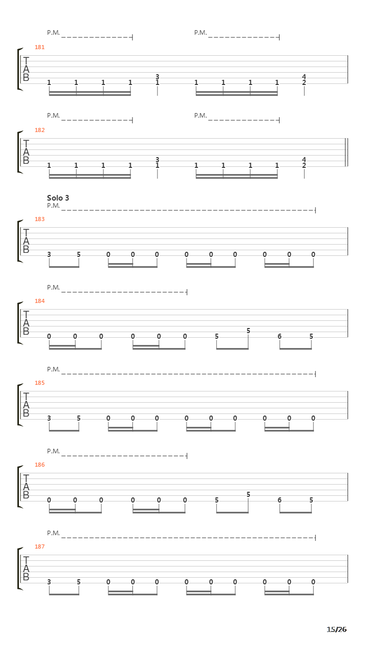 Funeral Hymn吉他谱