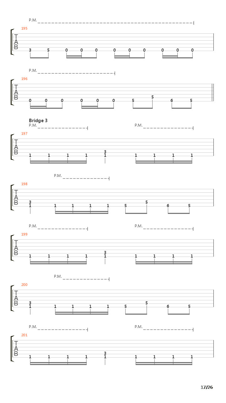 Funeral Hymn吉他谱