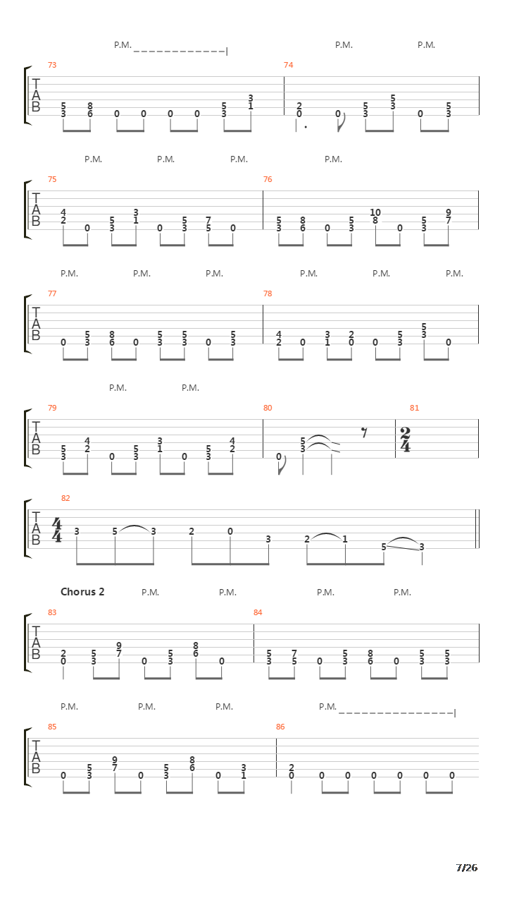 Funeral Hymn吉他谱