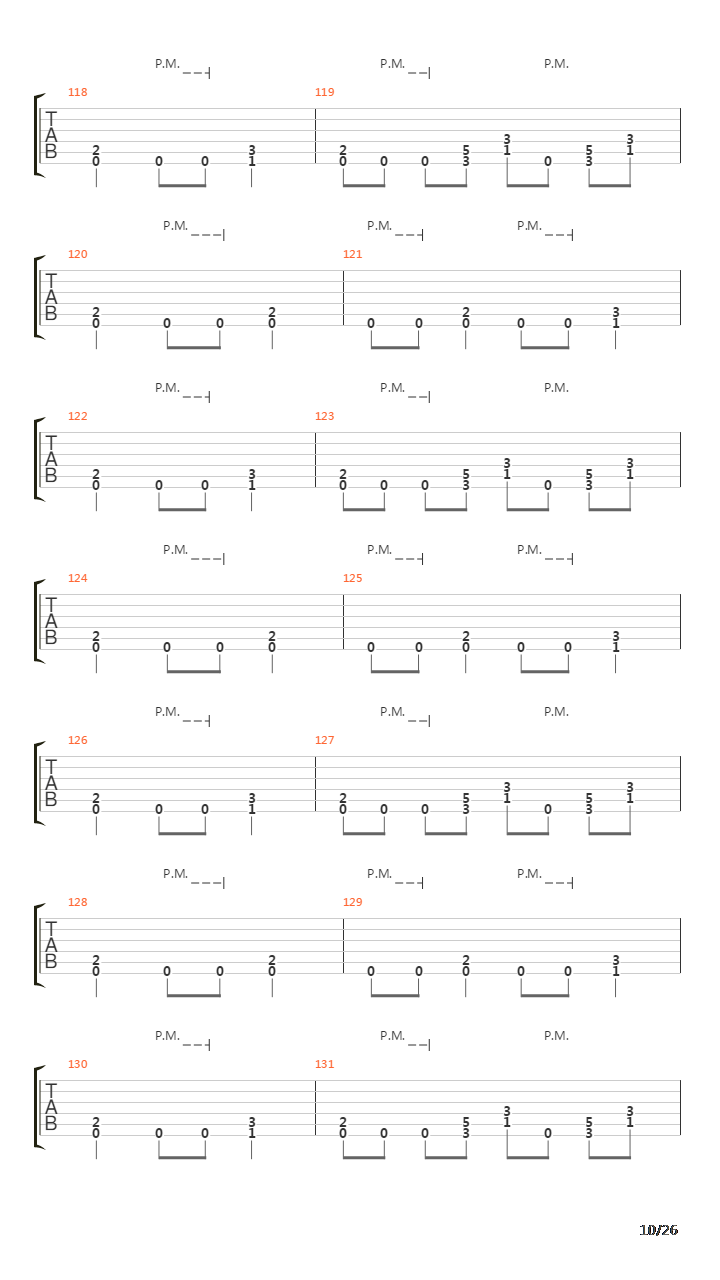 Funeral Hymn吉他谱